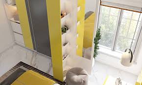 Yellow amp grey baby room. Bedroom Design Bedroom Interior Designs Design Cafe
