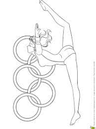 Coloriage 06 Jeux Olympiques Gymnastique Jeux Olympiques Coloriage Dessin Sport