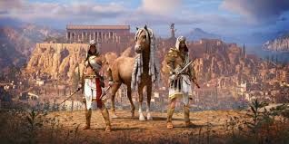 Assassin's creed's trademark activity, having you endlessly clamber up and down the sides of buildings, is reduced by about 75% in origins over past games, and thank mostly, i get around by camel or horse, and that's way better than just pointing the mouse up and holding down the space bar. Ac Odyssey Athena Pack Assassins Creed Odyssey Athena Assassins Creed