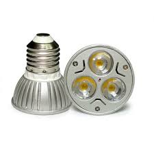 Ac Dc 12v 12 Volt 3w 1w X 3 Cluster Led Light Bulb E26 E27 Par16 Screw Socket Lamp Pack Of 3