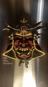 Samurai Mask And Kabuto Magnet Fimo And Acrylics Mask Fimo Drawings