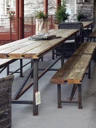 Reclaimed Wood Dining Room Table Metal Table Dining Table
