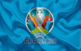 Download Wallpapers Uefa Euro 2020 Logo 4k Silk Texture Emblem Blue Silk Flag European Football Championship 2020 12 Countries Besthqwallpapers Com European Football Championship European Football Football Euro