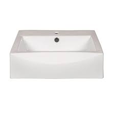 Vanitorio Sobreponer/Semi Empotrable Loza L.SAN Blanco