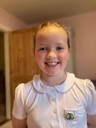 Iris was so pleased to be nominated by her class mates as eco warrior!  She's going to take this role very seriously and is designing a poster for  her window to express