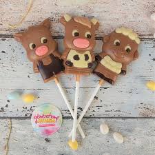 Sucette Chocolat Animal De La Ferme Paques Sucette Chocolat Sucette Chocolat