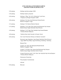 Keluarga & ajk penyambut keluarga pengantin perempuan ajk kebersihan. Http Www Usim Edu My Files Atur 20cara 20majlis 20perasmian 20kampus Pdf