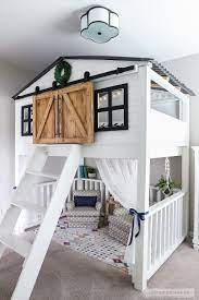 To get started, we cut the four 2x4x8's and four 2x6x8's to 80″ in length. How To Build A Diy Sliding Barn Door Loft Bed Full Size