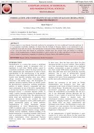 Pdf Formulation And Comparative Evaluation Of Kayam Churna With Marketed Product Video kayam tablet benefit &review hindi me kanala apna sagar. comparative evaluation of kayam churna