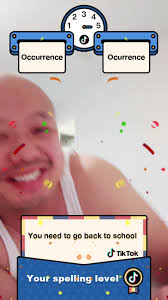 He was so surprised 😂 #spellingquiz #fyp