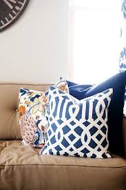 Weighted blankets are trending right now because of their health and comfort benefits. Pillow Addict V 6th Street Design School Classic Casual Home Throw Pillows Living Room Throw Pillow Styling Navy Throw Pillows