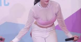 Seolhyun Lookalike Idol Reveals Bra See Through Shirt Seolhyun Look Alike Korean Fashion