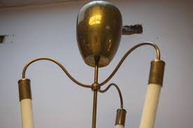 Bauhaus Tube Light Chandelier Attributed To Kaiser Leuchten Leuchten