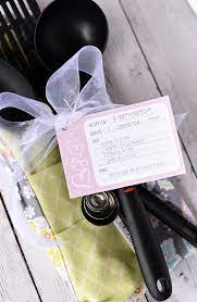 Personalized wedding gifts the couple apron, wedding shower gifts & party gift idea, newlywed gifts for couple, adjustable neck with button, free size 4.8 out of 5 stars 68 $16.99 $ 16. Bridal Shower Gift Idea Recipe For A Happy Marriage Fun Squared