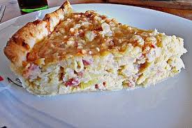 Auf einem blech wird ein roggensauerteig ausgerollt und mit. Einfacher Zwiebel Speck Kuchen 1 Snack Rezepte Speckkuchen Kochen Und Backen