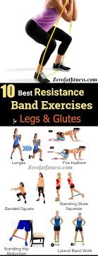 Therefore, these resistance band exercises and the downloadable routine have been reviewed by multiple fitness professionals with a combined 45 years of experience as certified personal below are the best resistance band leg exercises to strengthen your hamstrings, quads, glutes, and hips. Pin On Exercises For Legs