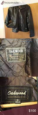 Oakwood Leather Jacket Leather Jacket Jackets Leather Jacket Black