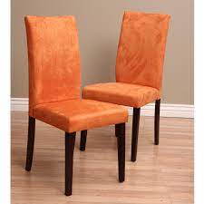 Deep seats, curved backs and supportive suspension ensure they tick the comfort box too. Our Best Dining Room Bar Furniture Deals Orange Dining Room Chairs Orange Dining Chairs Dining Chairs