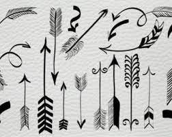 Arrows Clipart Hand Drawn Clip Art Tribal Arrows Instant Download Png Graphic Arrow Wedding Invitation Greeting Card Diy Elements How To Draw Hands Drawing Clipart Hand Drawn Arrows