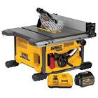 60V MAX FLEXVOLT Lithium-Ion Cordless Brushless 8-1/4-inch Table Saw Kit with 6Ah B... DEWALT