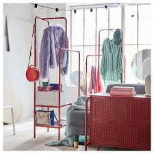 Solid wood can be sanded and surface treated as needed. Nikkeby Red Clothes Rack 80x170 Cm Ikea