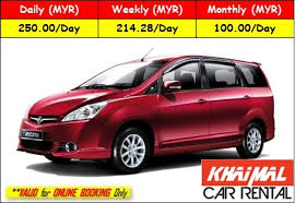 Jom tempah awal sebelum penuh. Sewa Kereta Kuantan Khaimal Car Rental