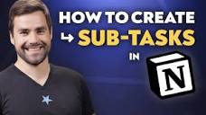 Sub-Tasks in Notion: The Ultimate Guide - YouTube