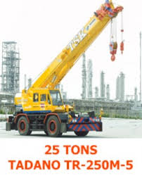 Rough Terrain Crane T S K Crane Service Co Ltd