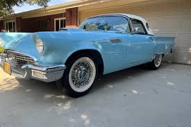 Image result for Dresden Blue 1957 Thunderbird