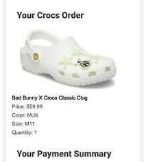 By clicking submit, you consent to receiving crocs newsletters and special offers at your provided email address. Bad Bunny Crocs Glow In The Dark Size 11 Confirmed Order Ebay