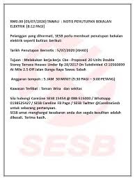 There are 9 kerja kosong in tawau and related to jawatan kosong tawau, jobs for tawau, tawau job openings, tawau job vacancies, tawau job opportunities at jawatan kosong 2021. Sesb Careline 05 07 2020 Tawau Notis Penutupan Facebook