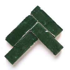 Cindered Olive Zellige 2 X6 X3 4 Subway Cle Tile Dark Olive Green Green Kitchen