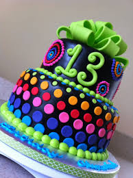 Blue Birthday Cake For 15 Year Old Boy Psychadelic Rainbow Birthday Cake 13 Birthday Cake Rainbow Birthday Cake Birthday Cake