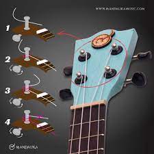 Cara Mengikat Senar Baru Ke Tuning Machine Ukulele