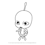 #drawsocute learn #howtodraw cute tikki, a miraculous ladybug kwami easy, step by step drawing tutorial. Learn How To Draw Wayzz Kwami From Miraculous Ladybug Miraculous Ladybug Step By Step Drawing Tutorials