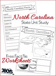 North Carolina State Fact File Worksheets Social Studies Worksheets Indiana Facts California Facts
