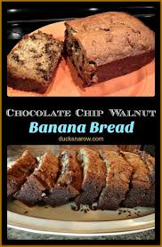 Homemade Banana Bread With Chocolate Chips Walnuts December 2020 Ducks N A Row Chocolate Chip Banana Bread Homemade Banana Bread Chocolate Recipes Easy