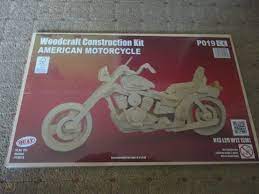 Harley Davidson Motorcycle Woodcraft Construction Wooden 3d Motorbike Model Kit 1778244199