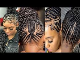 An effortless style to maintain and wash but doing it may require professional help this creative ghana braid is definitely the best style option for ghana braids as this style is an epitome of creativity. 2k20 Latest Ghana Weaving Hairstyles Ghana Briads Styles 4ladies 2020 Vol 1 Youtube