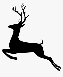 Modern nordic black white animal silhouette deer art print poster wall picture canvas paintings living room home decor no frame. Deer Deer Black And White Png Transparent Png Kindpng