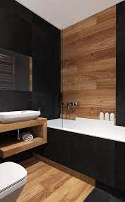black wood salle de bains moderne idee salle de bain salle de bain design