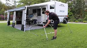 Caravan Awning Extension Room Youtube