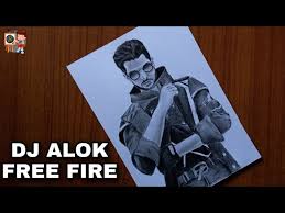 Dj alok is one of the most seen prizes in those price pool. Dj Alok Character Drawing Freefire Character Drawing Timelapse Youtube