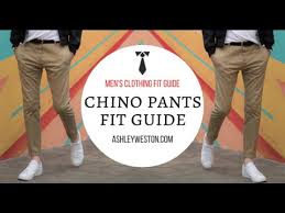 Business casual men khaki pants. Chino Khaki Pants Fit Guide Men S Clothing Fit Guide Youtube