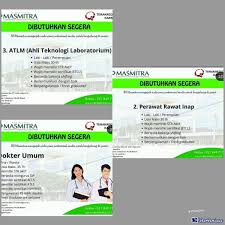 Check spelling or type a new query. Lowongan Kerja Dokter Umum Perawat Rawat Inap Rs Masmitra Bekasi
