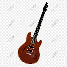 Elemen Instrumen Gitar Kartun Png Grafik Gambar Unduh Gratis Lovepik