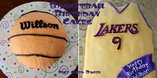 But how to make a basketball jersey cake? Laker S Jersey And Basketball Cake Pint Sized Baker