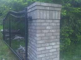 More images for brick gate piers » Driveway Entry Gate Brick Pillars Traditional Garden Portland By Go Bricklaying Houzz Uk