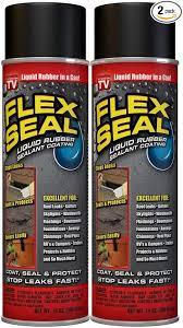 Flex Seal Spray Rubber Sealant Coating 14 Oz Black 2 Pack Thread Sealants Amazon Com
