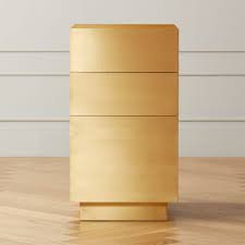 Browse file cabinet designs online. Penn Brass Clad Narrow 3 Drawer File Cabinet Reviews Cb2